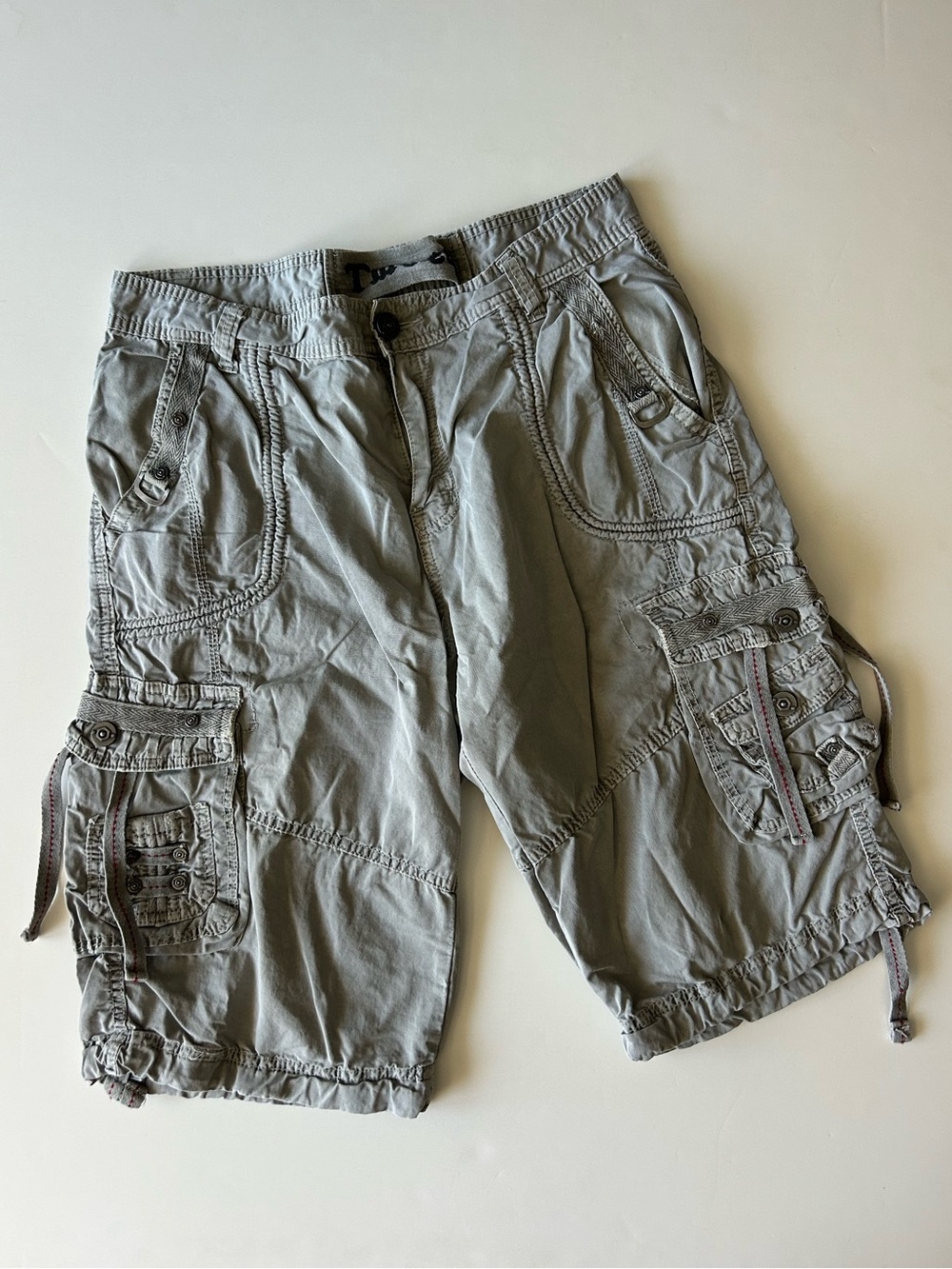 Twice Men’s Gray Cargo Shorts, sz 32